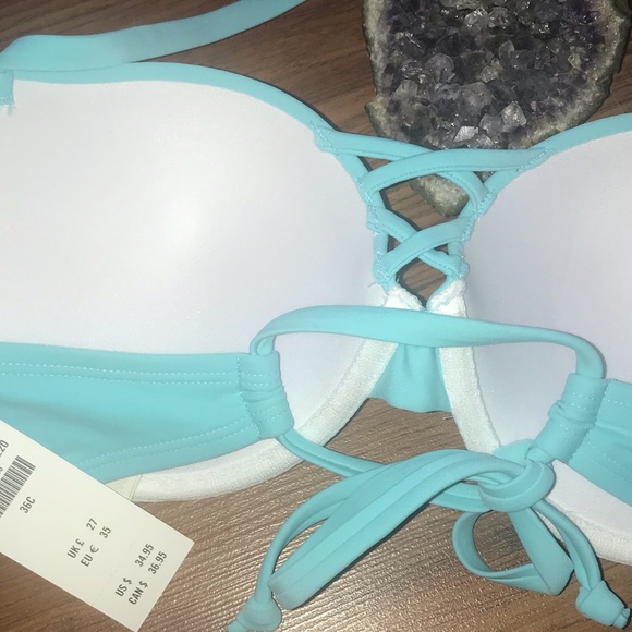 🦋 HOLLISTER push up  BIKINI 👙 TOP 36C - Picture 4 of 5